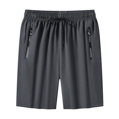 Leo™ - Snabbtorkande Ice Silk Shorts Med Dragkedjefickor Unisex