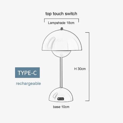 Ulf™ - Uppladdningsbar LED-bordslampa