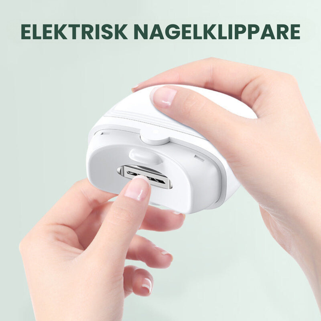 ClipMate™ - Uppladdningsbara Mini Elektriska Nagelklippare Med Ljus