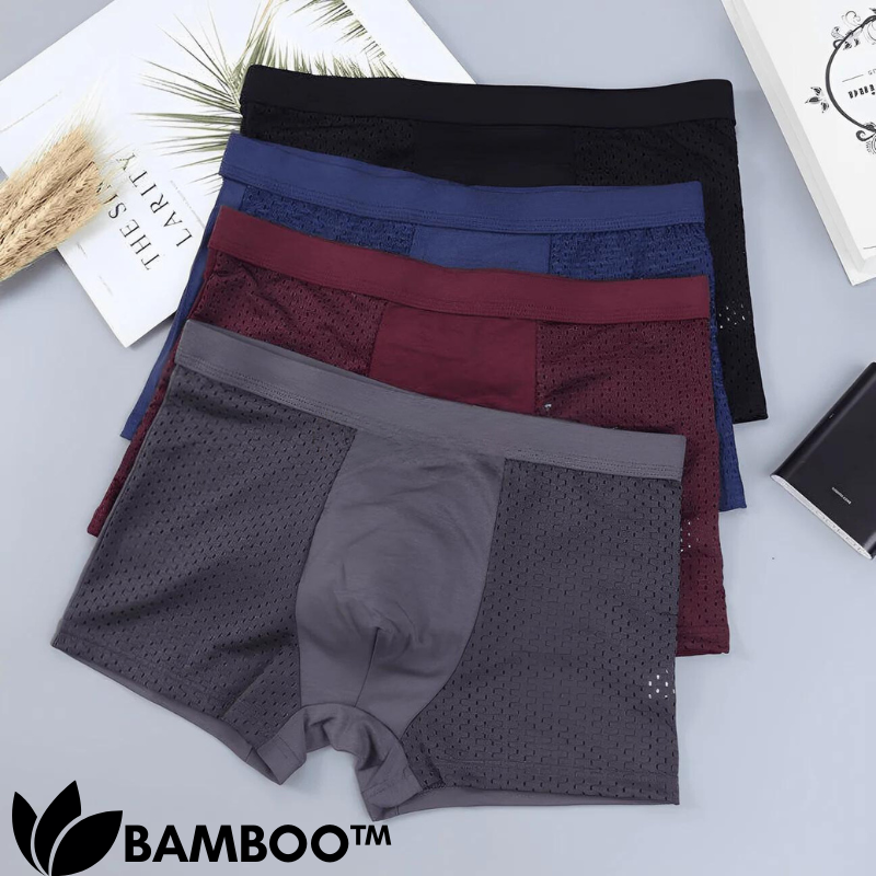 Bamboo™ - Andningsbara och Bekväma Bambufiber Herrkalsonger Essential | 3+2 GRATIS Se paket