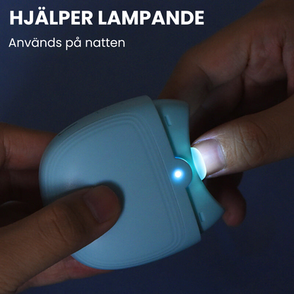 ClipMate™ - Uppladdningsbara Mini Elektriska Nagelklippare Med Ljus