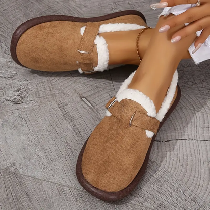 Nora™ - Plush Slip-On Bekväma Tofflor