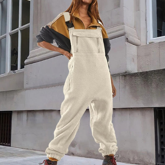 Marie™ - Justerbar Jumpsuit i Manchestertyg med Fleece