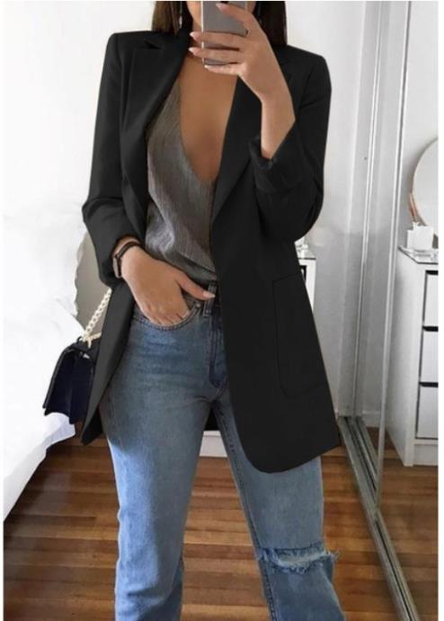 Elin™ - Tidlös Blazer Som Fulländar Alla Outfits