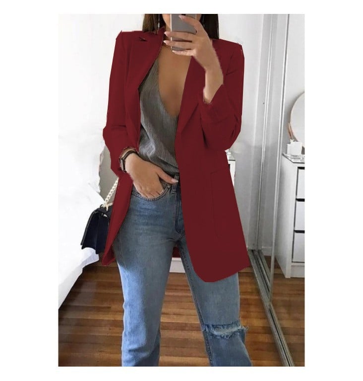 Elin™ - Tidlös Blazer Som Fulländar Alla Outfits