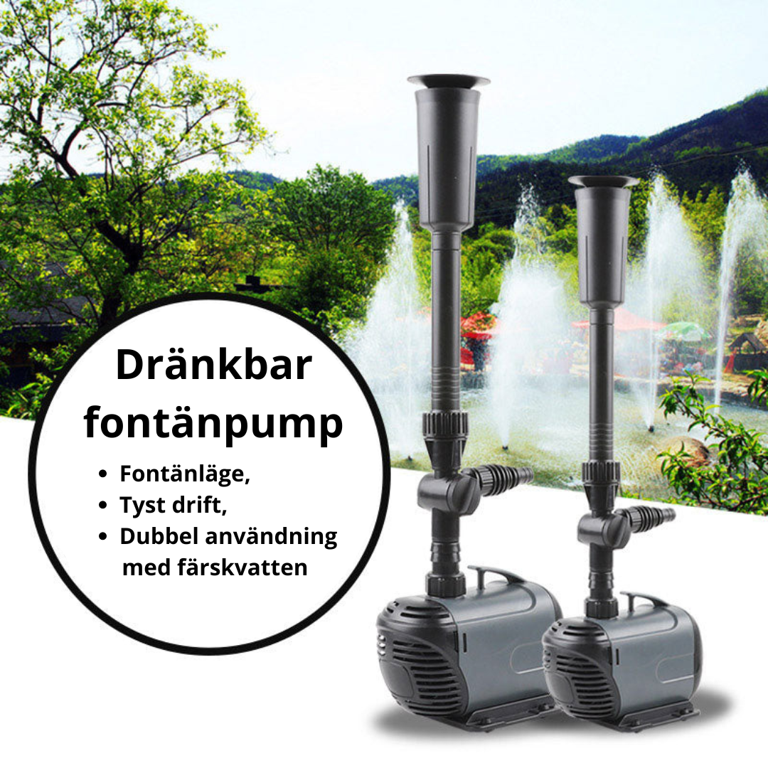 HimmelskFontän™ - Hållbar, Mångsidig Och Justerbar Fontän Med Pump