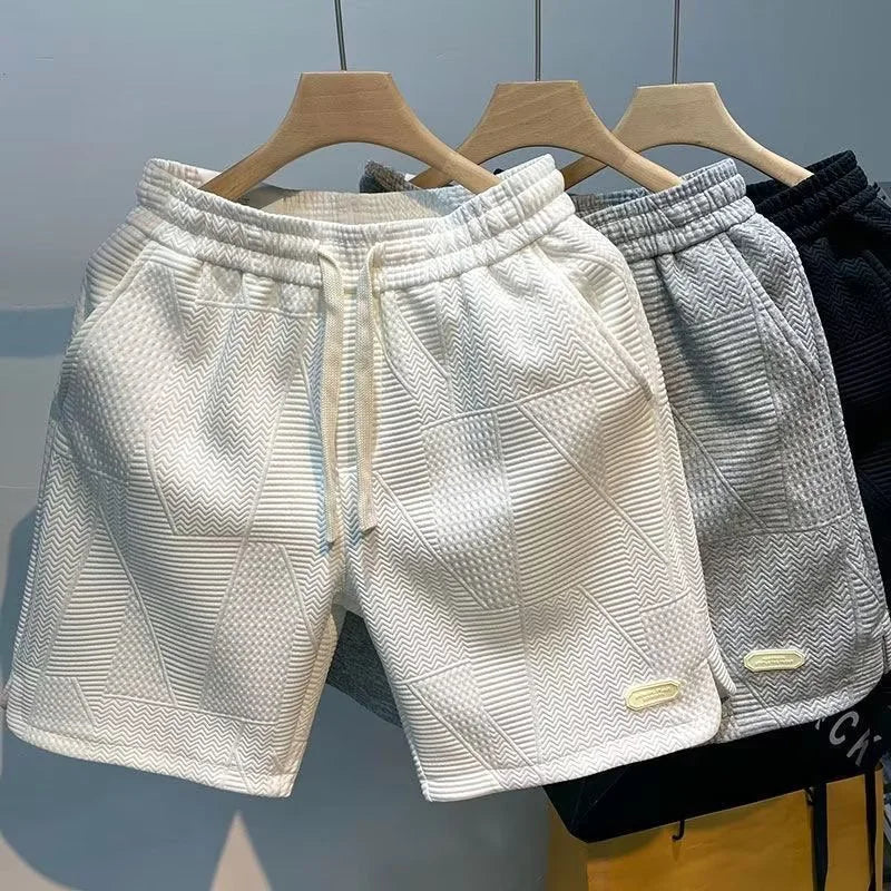 Carl™ - Herringbone Breeze Shorts För Herrar