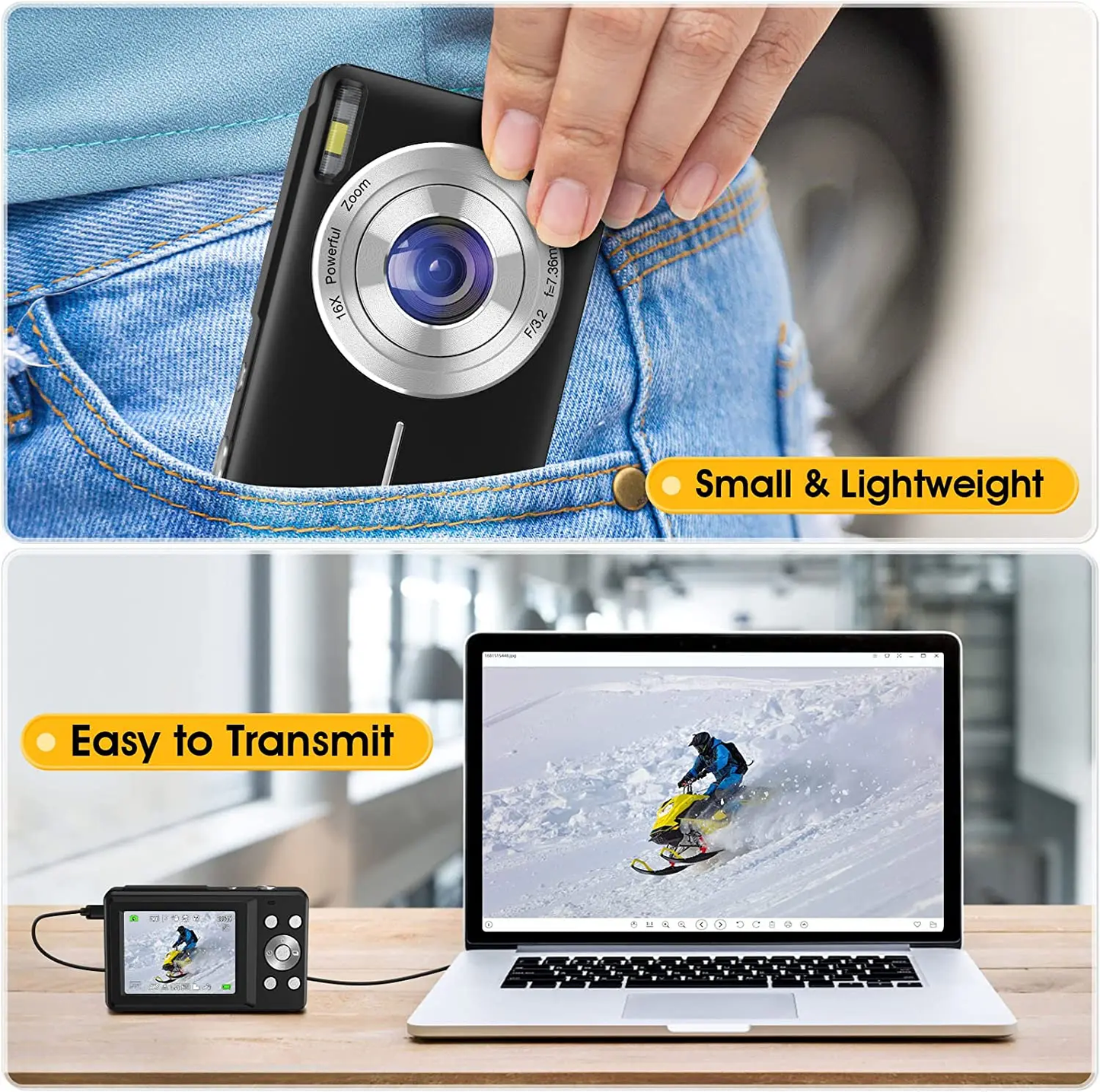 SnapPro™ - HD Digitalkamera + 32GB Kort