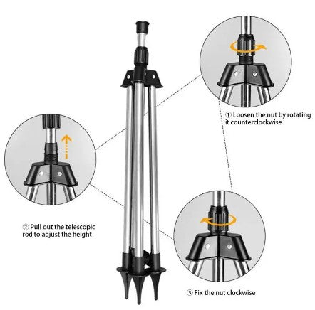 Tripod Sprinkler™ - 360° roterande stativ har sprinkler