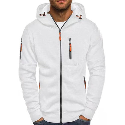 Patrick™ - Avslappnad Zip-Up Huvtröja