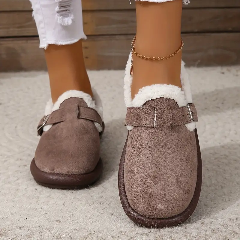 Nora™ - Plush Slip-On Bekväma Tofflor