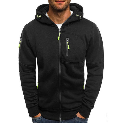 Patrick™ - Avslappnad Zip-Up Huvtröja